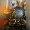 🎁TikTok Last Day Sale - 70% OFF🧙‍♀️🔮MARTHA STEWART NWT LED Lighted Animated Decor Halloween Crystal Ball With Fog
