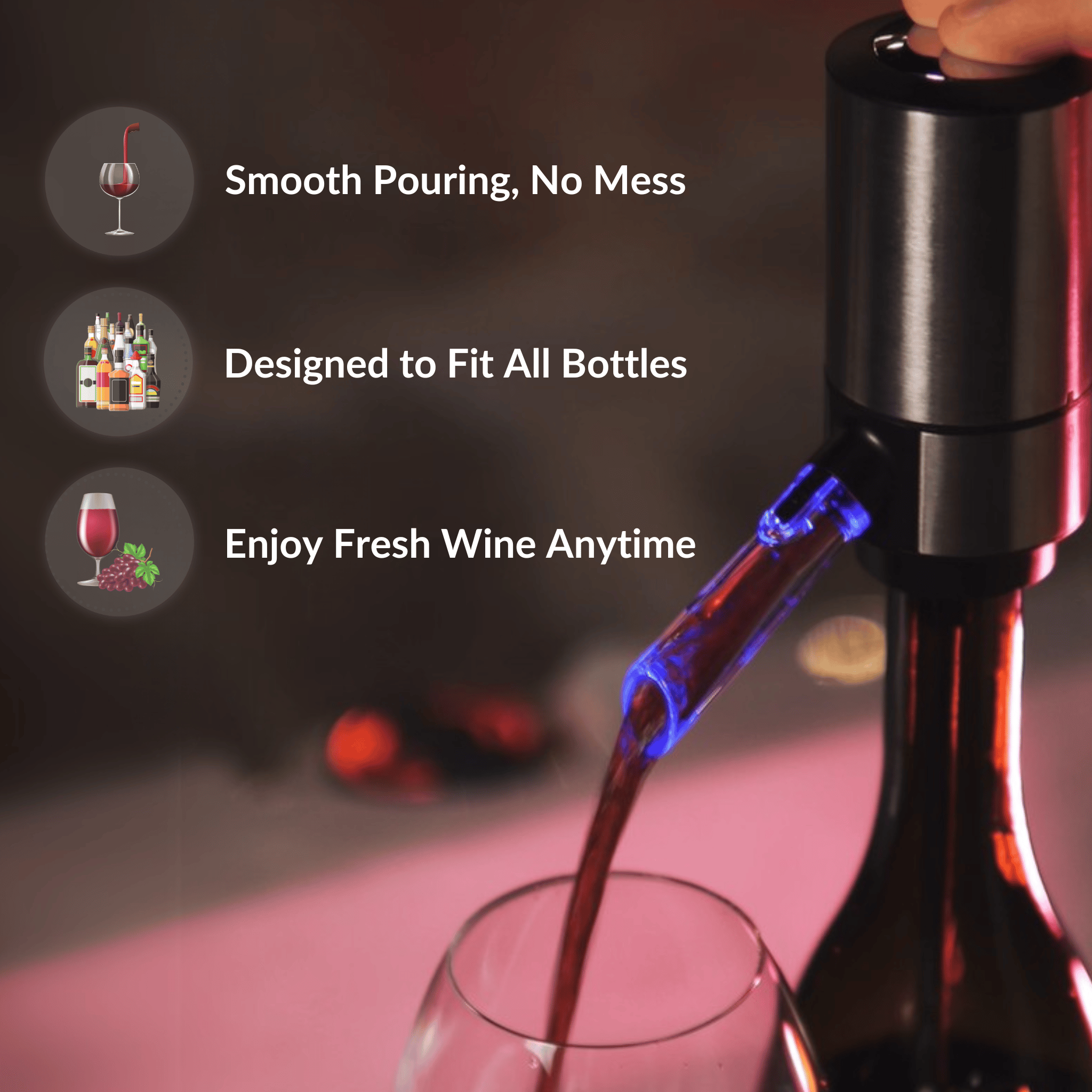 🔥Last 4 hours Sale: Save $30 -VinFlow Aerator🍷