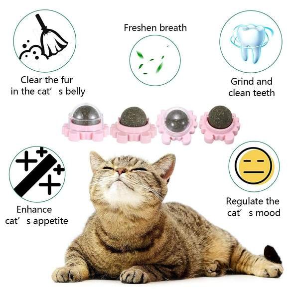 (Last Day Promotion - 50% OFF) Crab Catnip Ball Toy – Teething Cleaning
