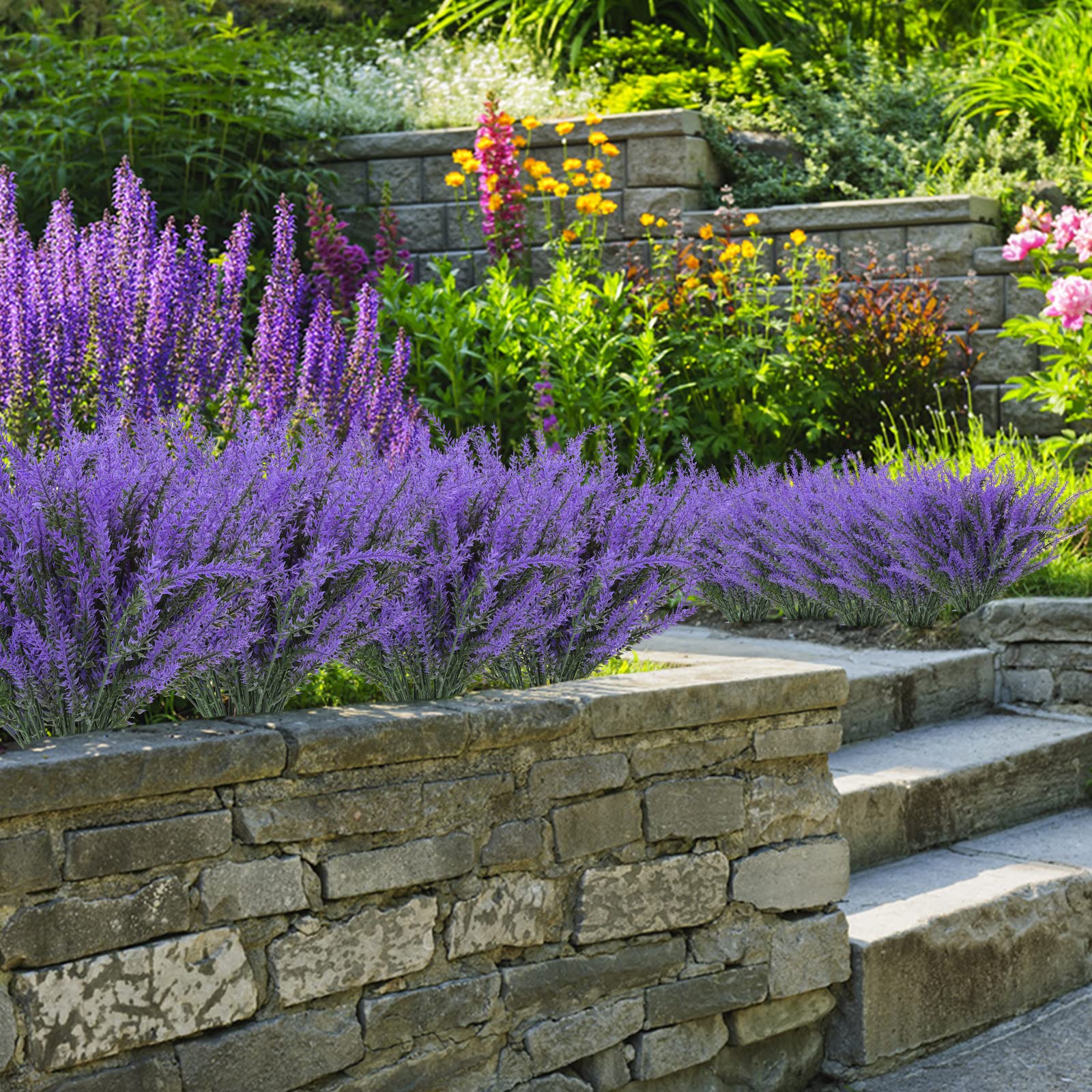 🌸Last Day 70% OFF-Outdoor Artificial Lavender Flowers💐