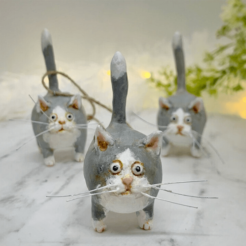 🎁Early Christmas Sale- 48% OFF - Kitty Miniature Sculpture(🔥🔥BUY 4 GET 2 FREE&FREE SHIPPING)