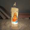 🕯️🕯️LED prayer flameless candles, Jesus saints religious decoration, Christmas Easter gift