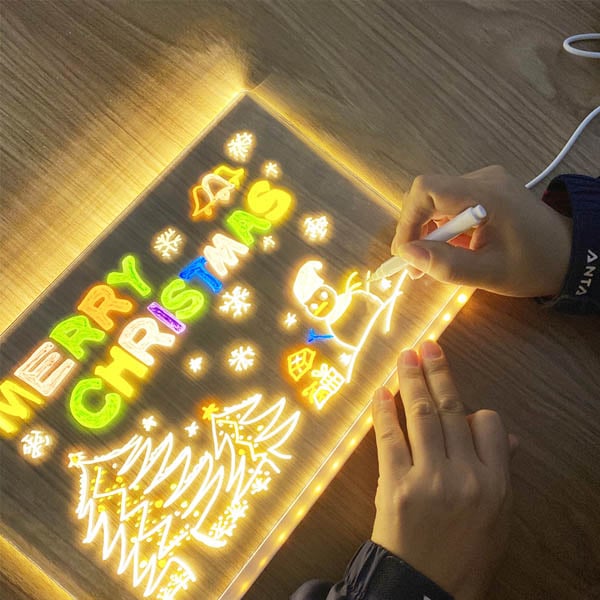 🔥Last Day Promotion 48% OFF-🎁-DIY Erasable Acrylic Luminous Writing Board