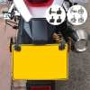 Universal finger license plate screw
