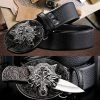 (🔥Last Day Promotion- SAVE 48% OFF)Fashion Punk Men's Genuine Leather Belt With Knife-Buy 2 Free Shipping