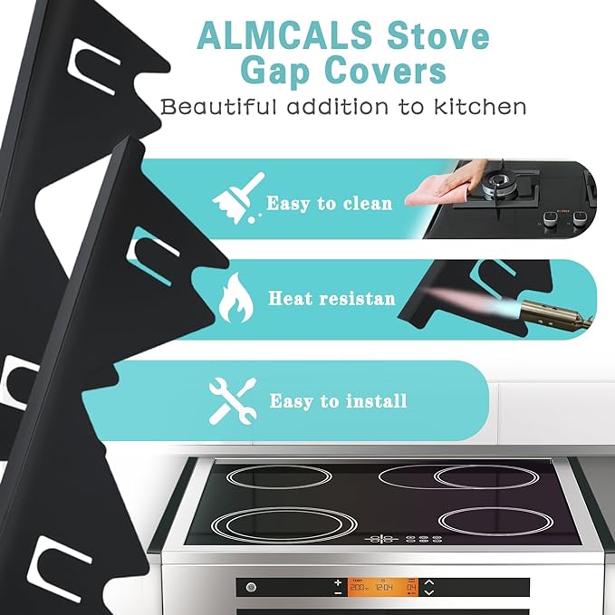 (🔥TikTok Summer SALE) - Stove Gap Covers Stainless Steel