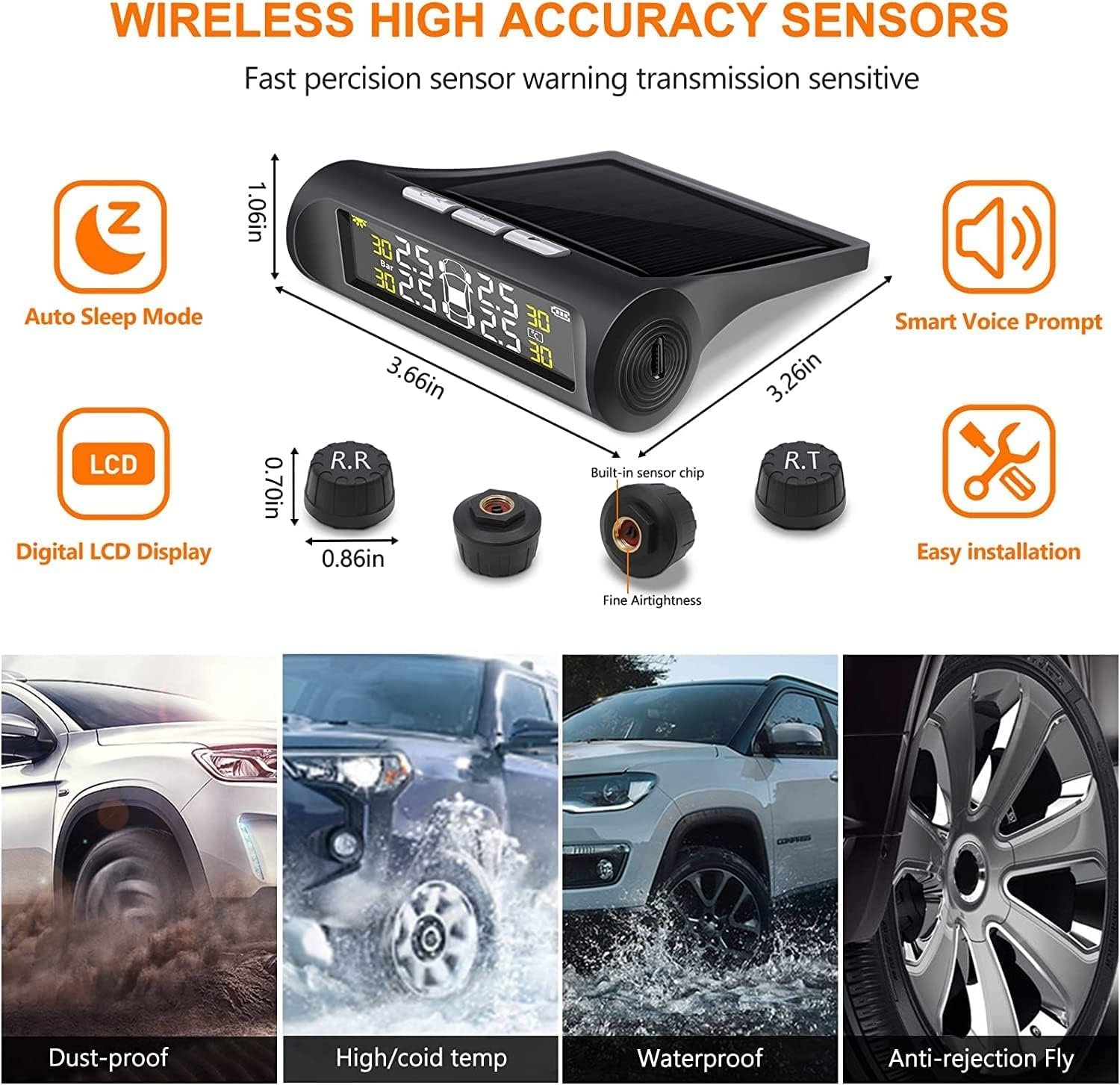 💥Last Day Promotion 70% OFF🔥Car Tire Pressure Monitoring System