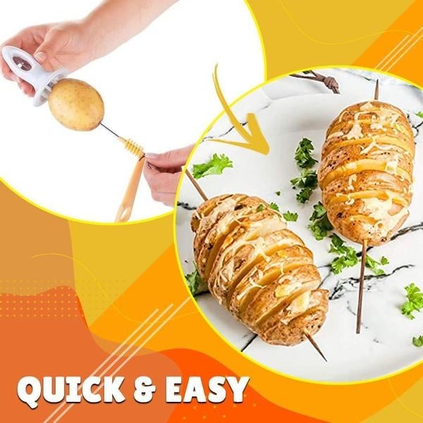 ⏰Last Day Promotion 70% OFF - Perfect Potato Tornado Cutter-Buy 2 Get 1 Free