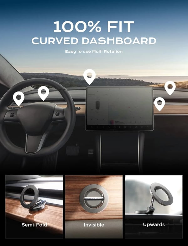 🔥Last Day Promotion 50% OFF🔥New high-end 360° rotating magnetic car mount for 2023