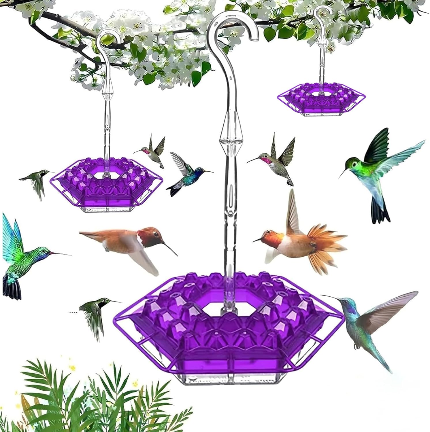 🐝Halloween Limited Time Offer: Hummingbird Feeder with Perch and Built-in Ant Traps✔️97.5% of customers purchased 2 or more. 😍