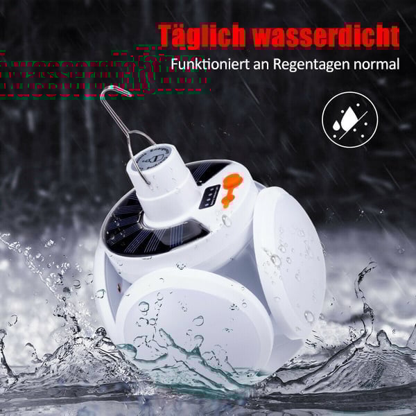 2025✨Letzter Tag 49 % Rabatt🔥2 in 1 Faltbare Solarlampe