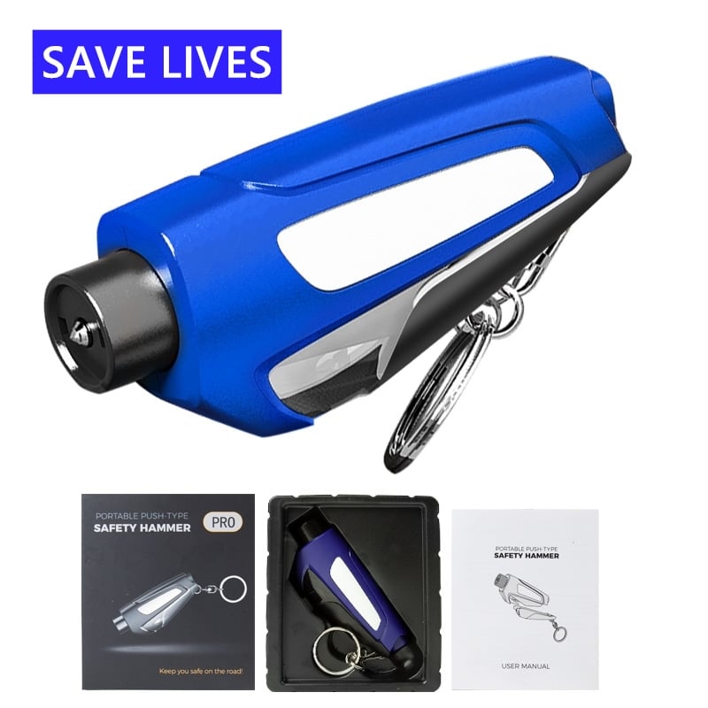 🔥Last Day Promotion 49% OFF-2-in-1 Emergency Window Breaker & Seatbelt Cutter