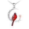 🎁Valentine's hot sale🔥-Cardinal Heart Pendant Necklace