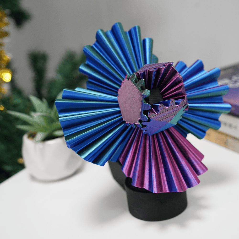 🔥Last Day Promotion 50% OFF🔥3D Printed Electric Rotating Gear Ball