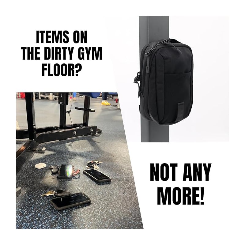 🔥🔥Magnetic Gym Bag for Gym, Travel, Work, and Sports | Keep Your Items Off the Dirty Gym Floor with Magnetic Attachment