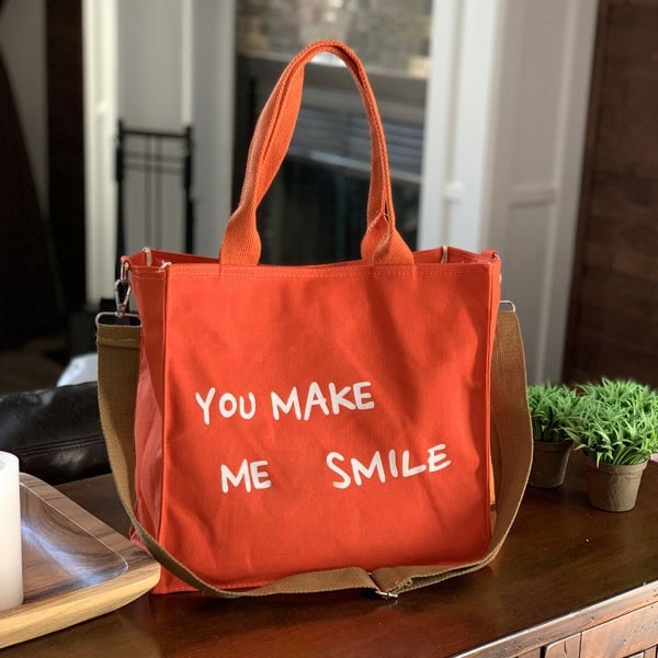 (🌲Early Christmas Sale- 50% OFF) Made Me Smile Bag - Buy 2 Free Shipping