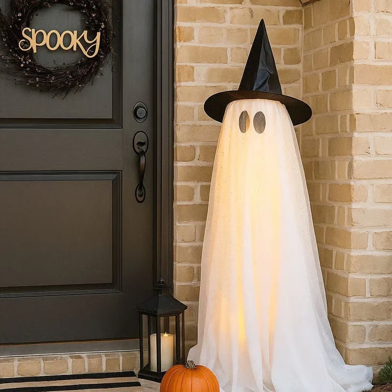 🔥Halloween Decoration Top 1 - 👻✨Giant Glittering Ghost - outdoor/indoor