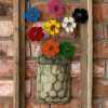 🔥Rustic Repurposed Metal Flowers ，Handcrafted Decorative Garden Art