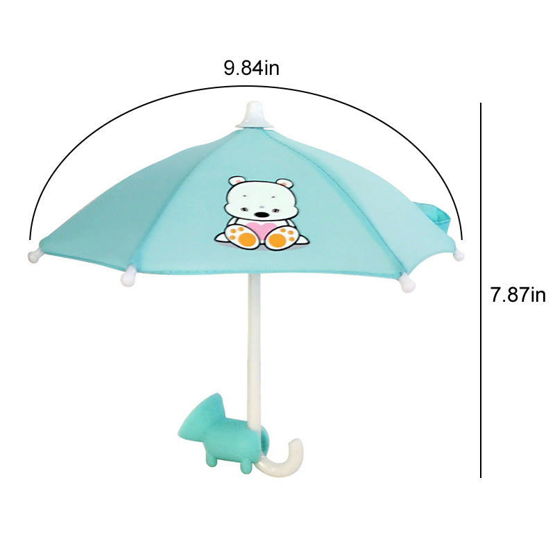 Cute Mobile Phone Holder with Sun Umbrella(🔥🔥BUY 3 GET 1 FREE&FREE SHIPPING)