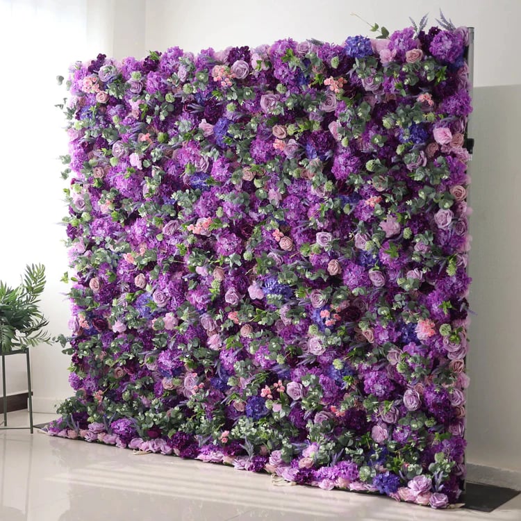 Last Day Promotion 70% OFF - 🌸Handmade 5D Roll-Up Fabric Flower Wall