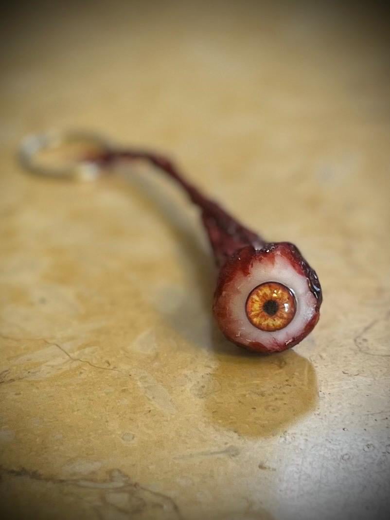 💥LAST DAY SALE 50% OFF💥Severed Bloody Eye Keychain