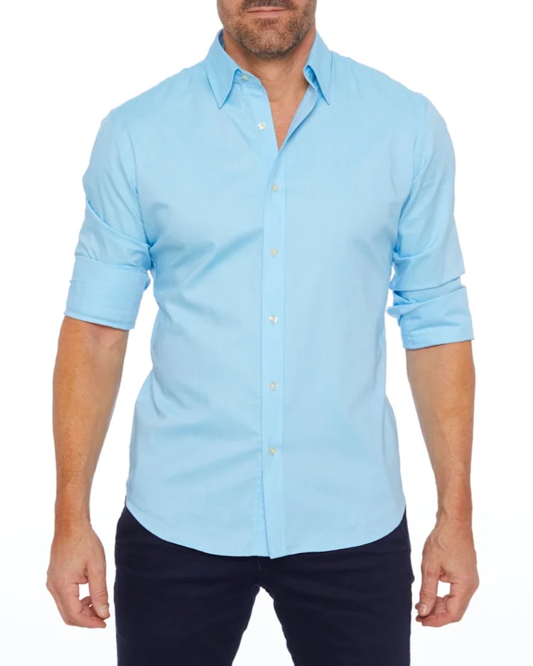 🔥 Last Day 50% OFF 🔥Oxford Stretch Zip Shirt (Buy 2 Free Shipping)