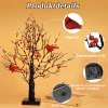 🔥Letzter Tag 49% Rabatt🌟Vintage-LED-Kardinalbaum mit Beeren