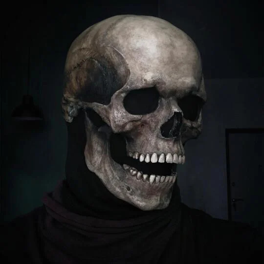 (Last Day Promotion - 50% OFF) Full Head Skull Mask (helmet with movable jaw), BUY 2 FREE SHIPPING