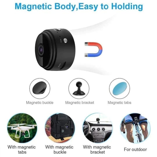 🔥(Limited Time Promotion - 49% OFF) 1080p Magnetic Upgrade Mini WIFI Camera Wide Angle