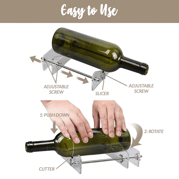 (🎄🎅 Christmas Early Special Offer -50% OFF) Glass Bottle Cutter DIY Tool Kit, Buy 2 Get Extra 15% OFF