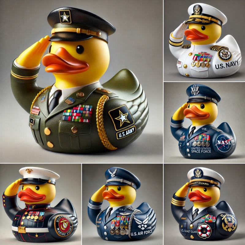 Year-End Clearance - 48% Off🔥Limited Edition - Handcrafted Veteran Tribute Duck