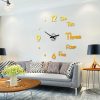 Diy Large Wall Clock Modern Design 3D Wall Sticker Clock - IF 2020 Design Award