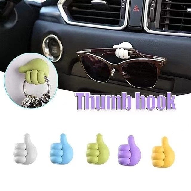 (🌲Early Christmas Sale- SAVE 48% OFF)5 Pcs set Creative Thumbs Up Wall Hook--buy 5 get 5 free & free shipping（50pcs）