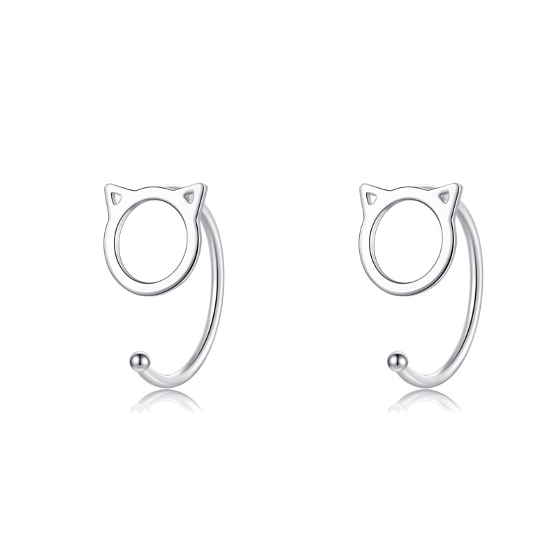 🐱💖Hollow Cat Earrings - Elegant & Whimsical