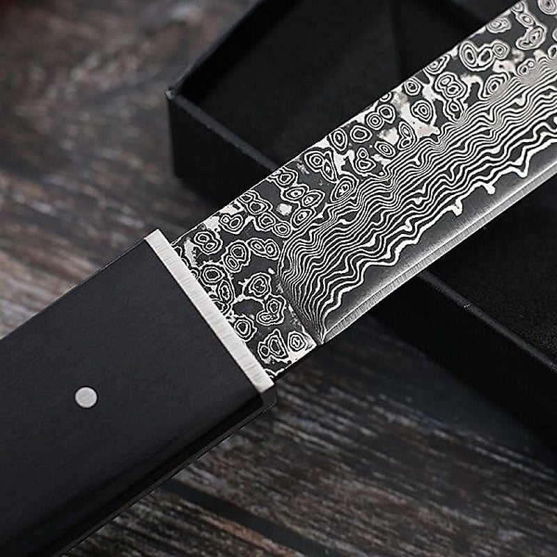 Samurai straight knife D2