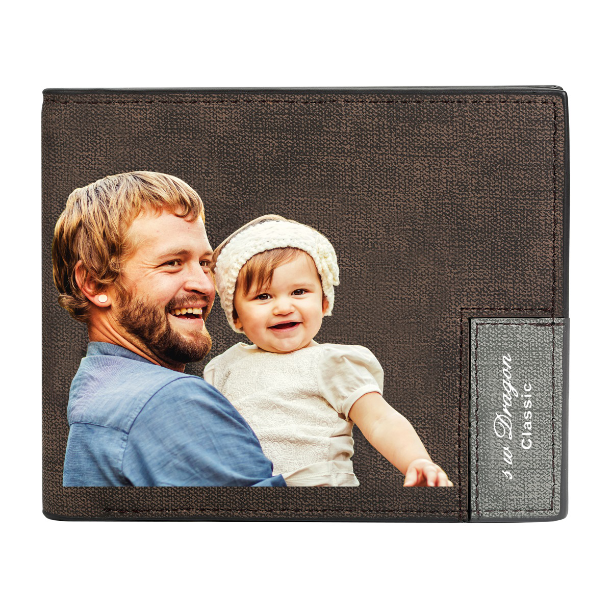 Men's Custom Photo Wallet - Best Dad