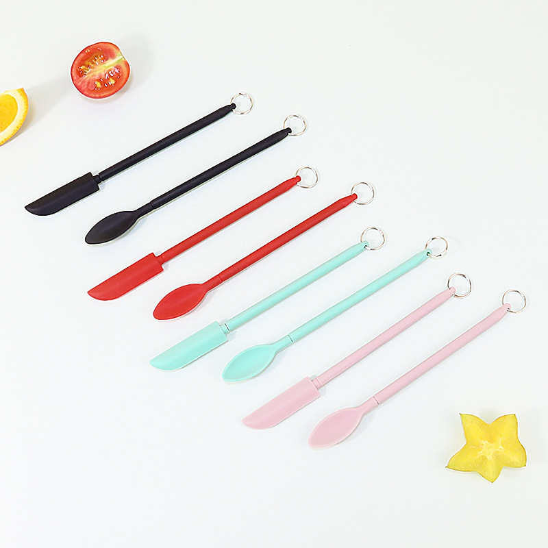 (🔥HOT SALE TODAY - 50% OFF) Mini Silicone Telescopic Spatula(buy more save more)