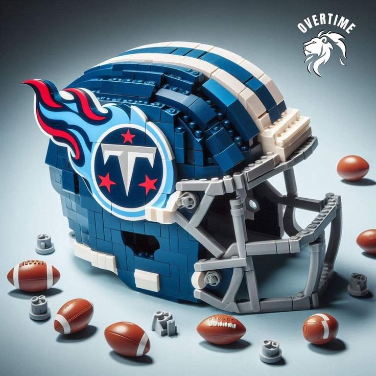 🏈 Football Fan Building Block Helmet