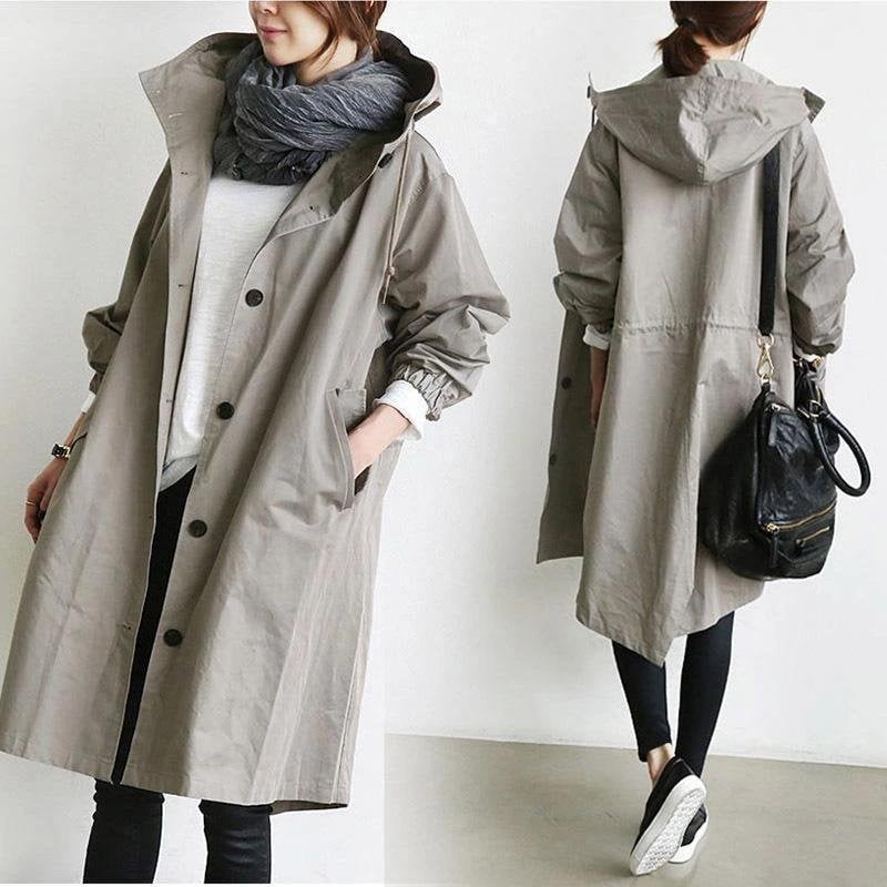 🎁LAST DAY 45% OFF🎁Women's Waterproof Oversized Hooded Windbreaker Rain Jacket