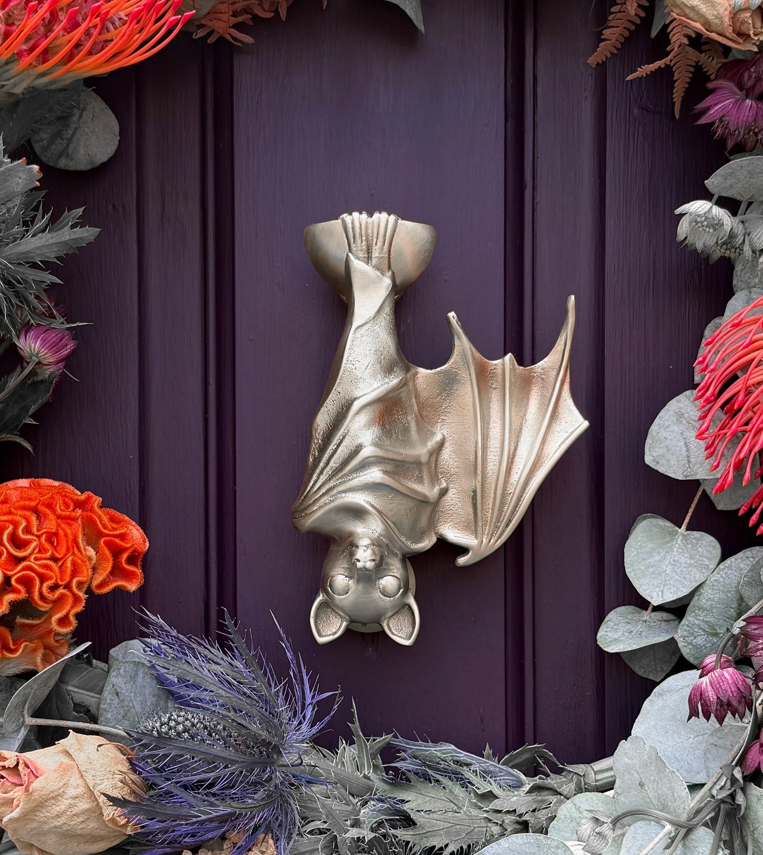 🎃Halloween Sale 50% OFF -💥🦇Bat Door Knocker