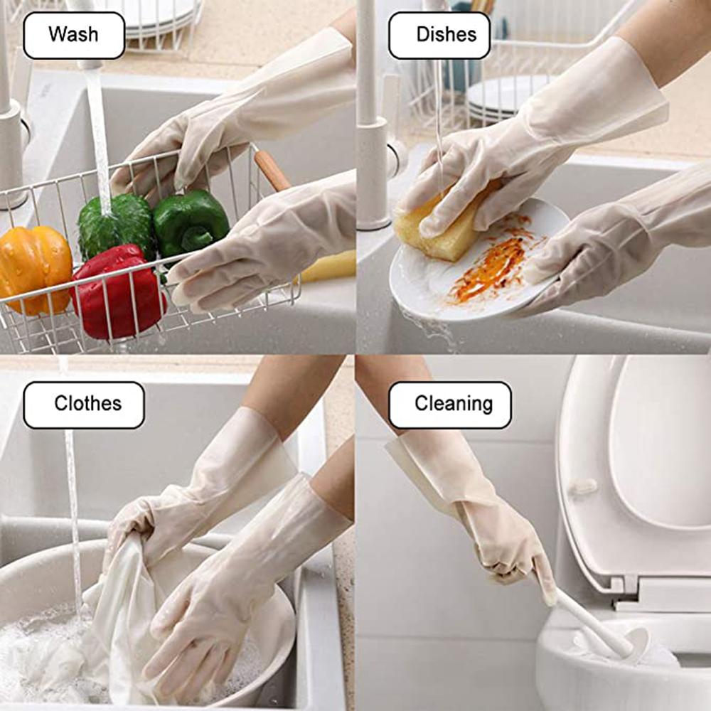 (🎅Christmas Sale 48% OFF)Reusable Unlined Cleaning Gloves(BUY 2 GET 1 FREE)