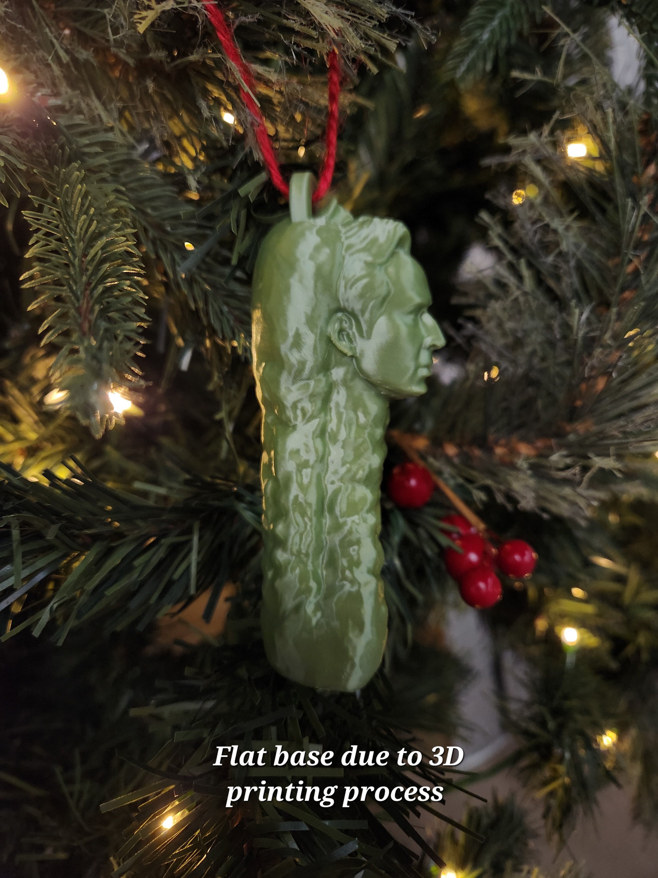 🥒Picolas Cage Christmas Ornament