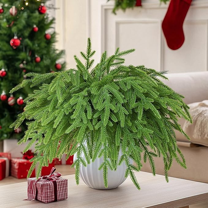 Norfolk Pine Artificial Christmas Branches