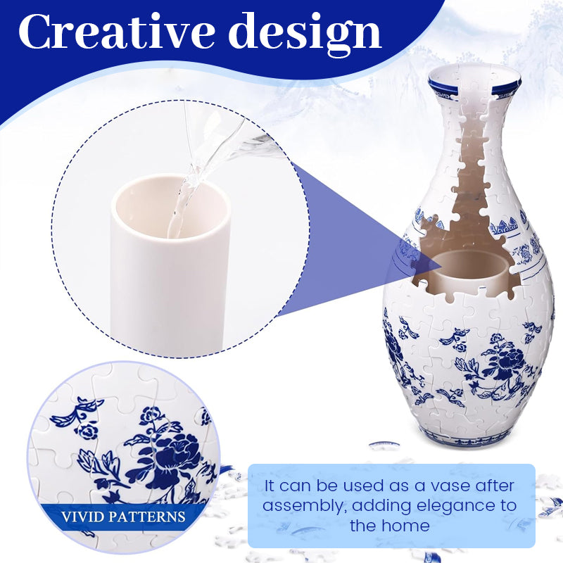 💕Mother's Day Hot Sale 60% OFF🔥3D Art Puzzle Vase, Buy 2 Free Shipping!