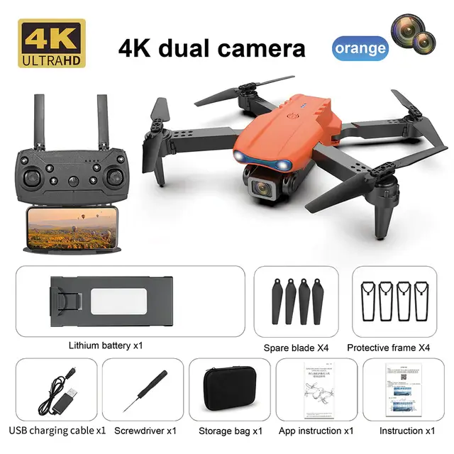 🔥LETZTER TAG 50 % RABATT🔥 Neueste Drohne mit Dual-Kamera 4K UHD