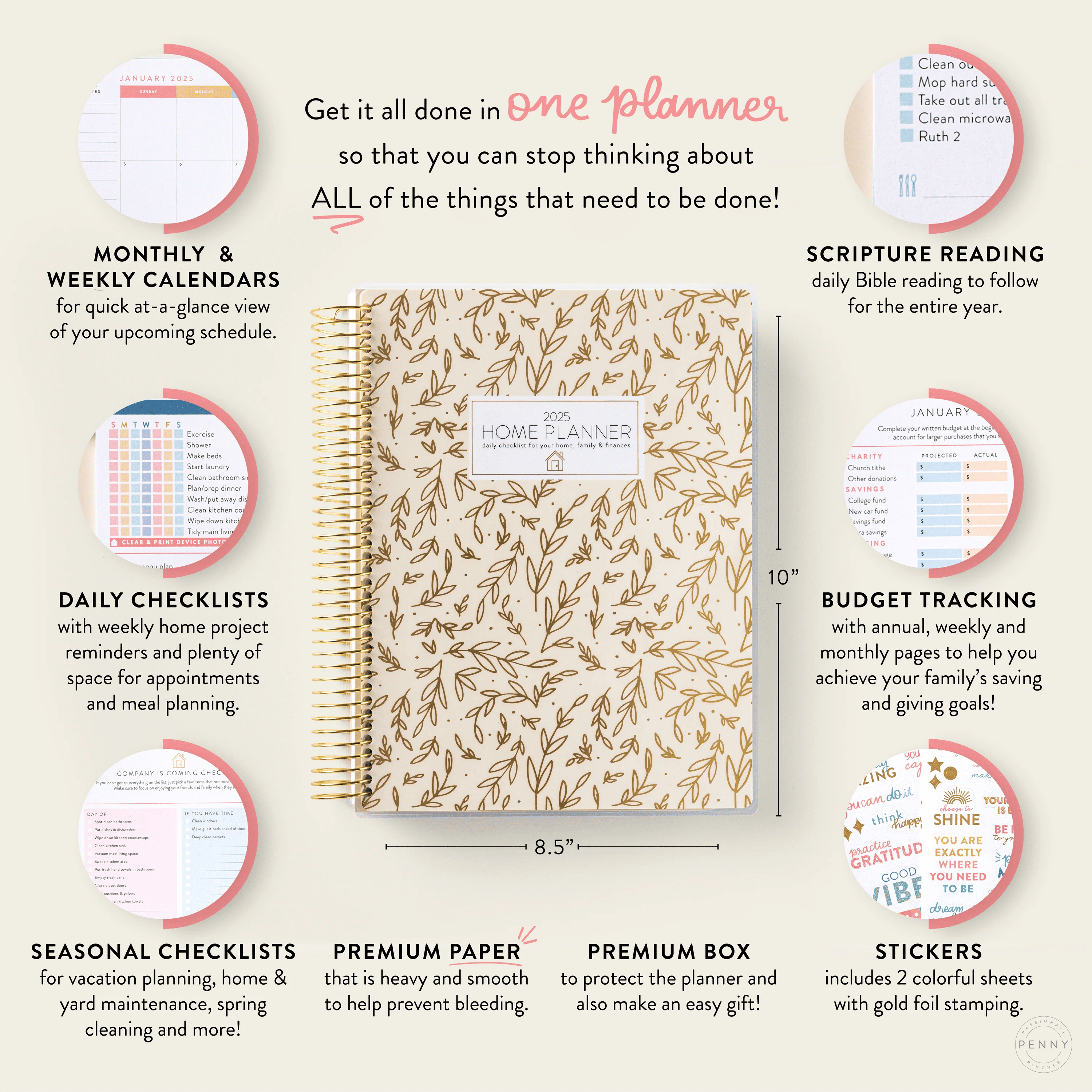 🔥Christmas Flash Sale-50% OFF - Home Planner (2025)