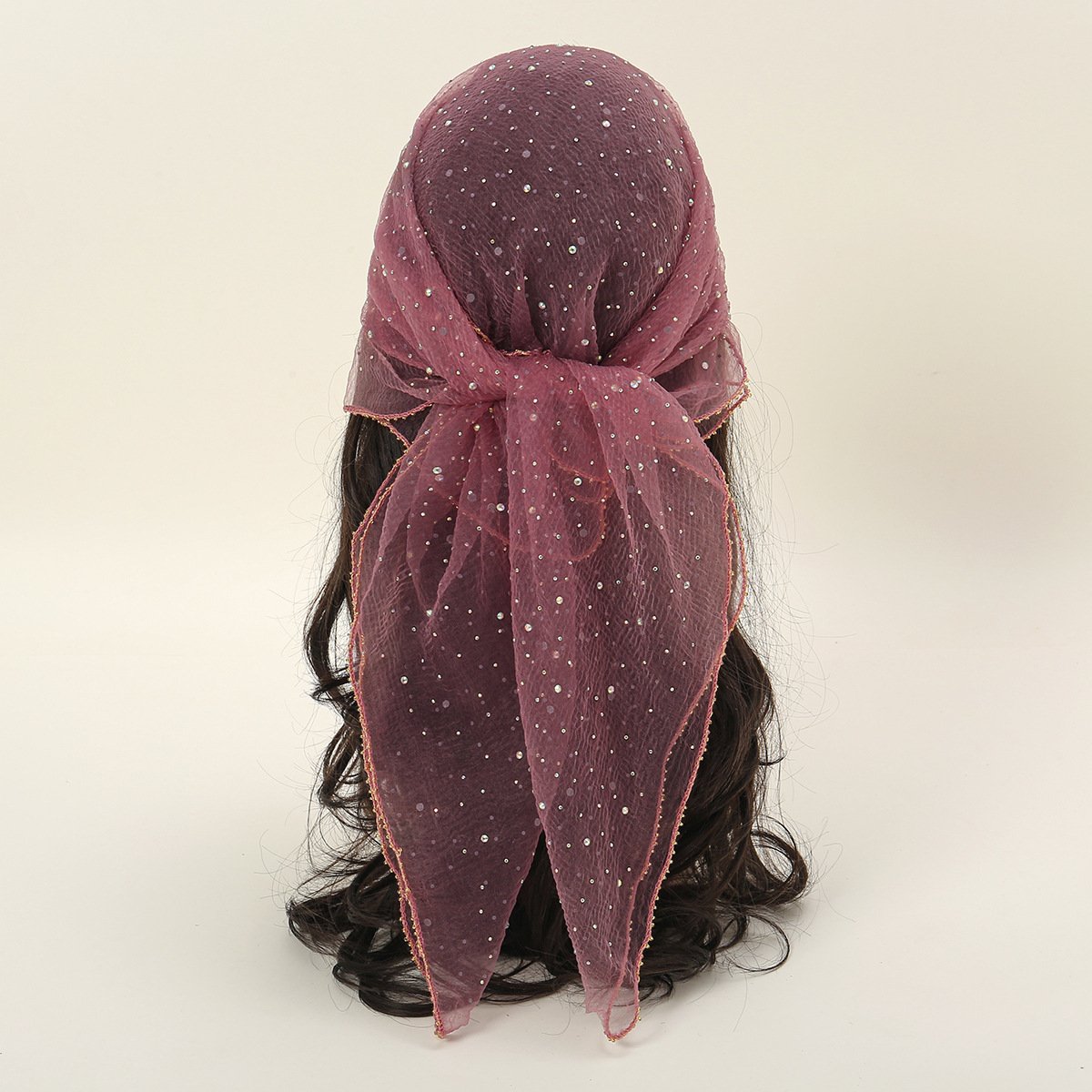 🎁Last Day Sale - 70% OFF🔥Women's Glitter Decor Head Scarf