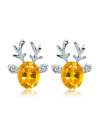 Women's Christmas Elk Stud Earrings