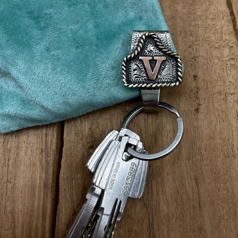 🎁TikTok Last Day Sale - 70% OFF🎉Vintage Letter Keychain - 
