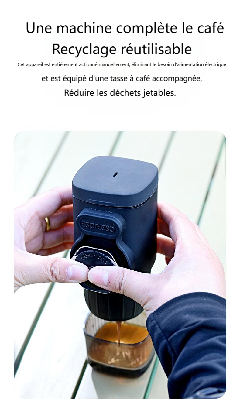 Vente chaude - 49% de réduction🔥Machine à café à pression manuelle portable⌛